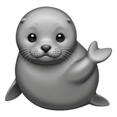 seal holding no sign sticker