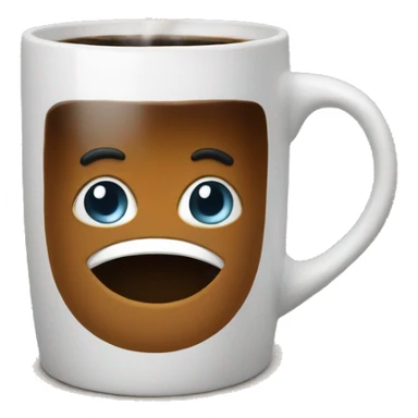 A huge mug of coffee sticker