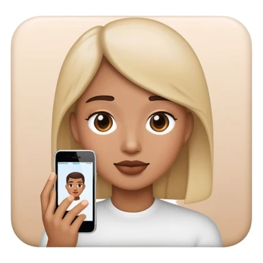 Person FaceTimeing  sticker