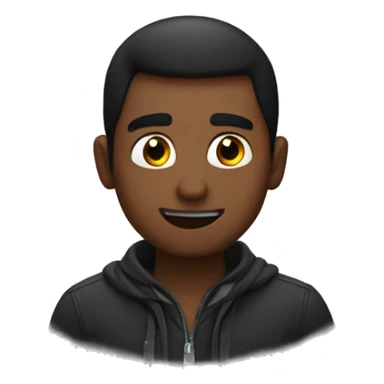 Corazón negro roto sticker