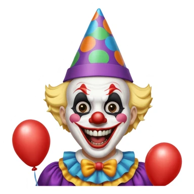 Horror and jok sticker