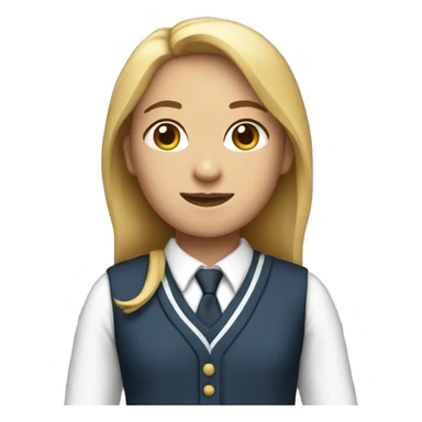 teacher wear school uniform sticker