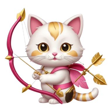 Gato cupido sticker