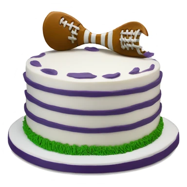 Lacrosse birthday cake sticker