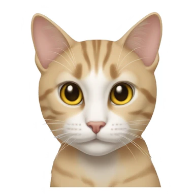 Cat as chad sigma sticker