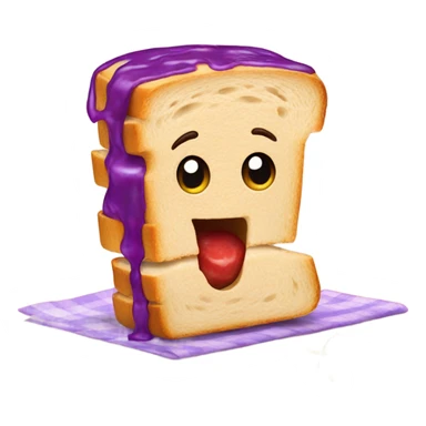 Pb&j sandwich sticker