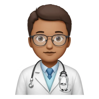 A doctor creating a protocol sticker