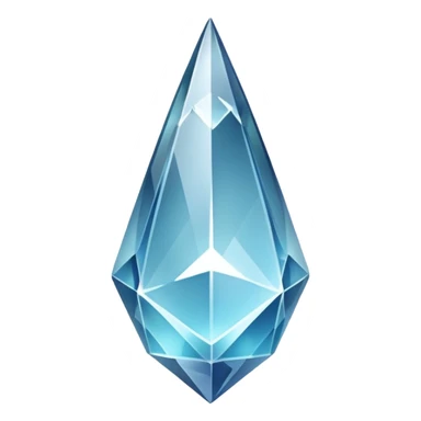 Crystal shard (No background) sticker