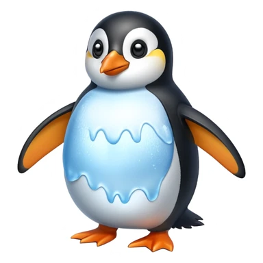 A Penguin With Ice Over Their Heads

 sticker