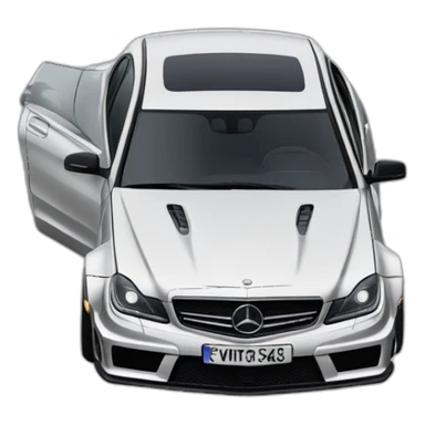 Mercedes w204 c63 sticker