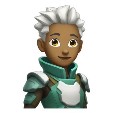 Ekko blanc sticker