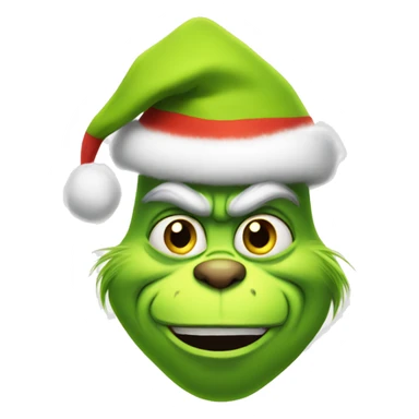 Grinch Noel sticker