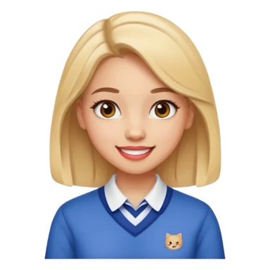 Baddie preppy aesthetic cute sassy sticker