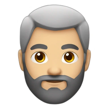 judoka barbe sticker