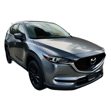 mazda cx5 2024 polymetal grey with black rims wheels turned sticker