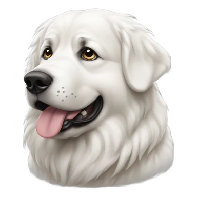 Great Pyrenees crying  sticker