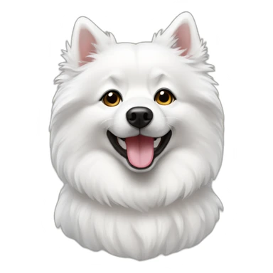 American Eskimo dog sticker