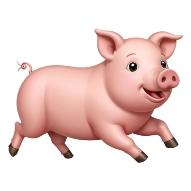 Maiale che corre  sticker