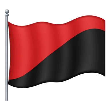 Creat an flag win red and black colour only colour not designs sticker