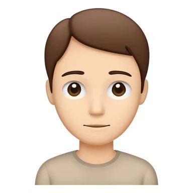 Simple person figure, minimalist stick figure style sticker