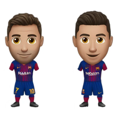 Ronaldo-Messi sticker