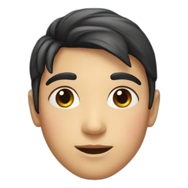 Human face body of ladybug  sticker