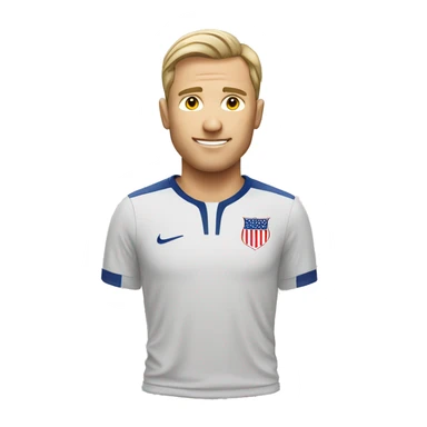USA white man soccer sticker