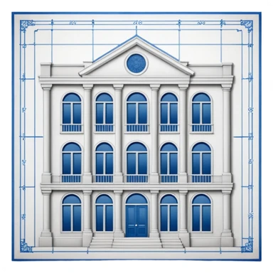 blueprint paper drawing sticker