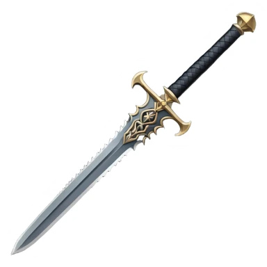medieval goth sword sticker