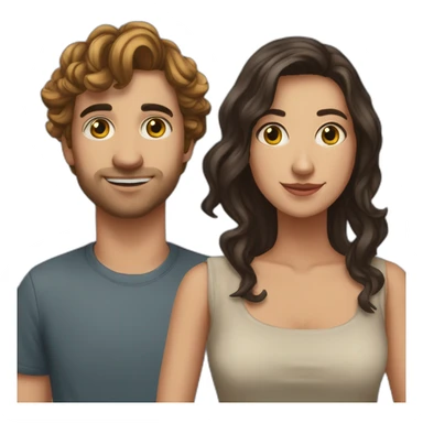 Seb frit and Lena Mahfouf sticker