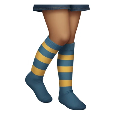 Girl wearing knee socks  sticker