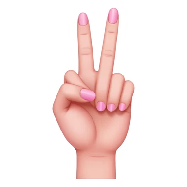 Middle finger pink sticker