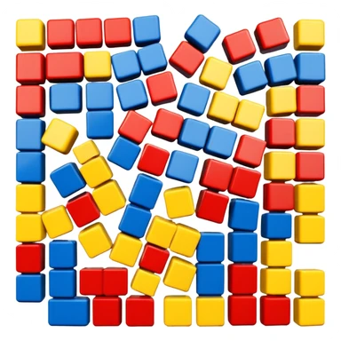 3 x lego blocks different colors  sticker