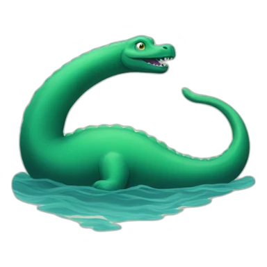 loch ness monster sticker