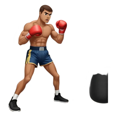 a boxer punching a heavy bag in a gym with ABC 10 news channel camera and microphone visible sticker