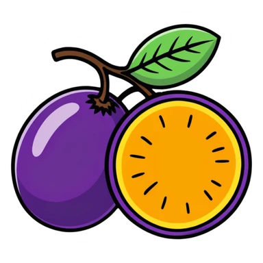 passion fruit sticker