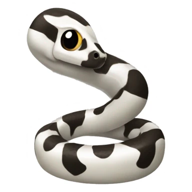 Pied snake sticker