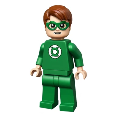 green lanthern lego character sticker