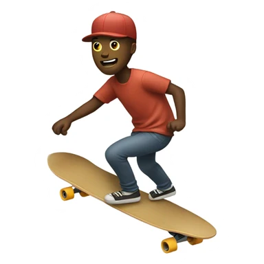 Guy on a longboard  sticker