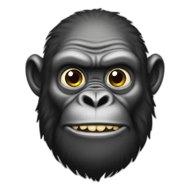 Ape with beard sticker