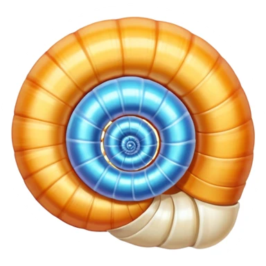 A cute shell sticker