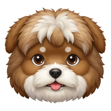 Shihpoo face sticker