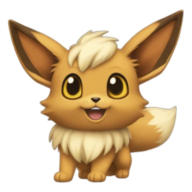 Eevee pokemon sticker