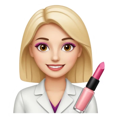 marketing expert women in cosmetics industry sticker