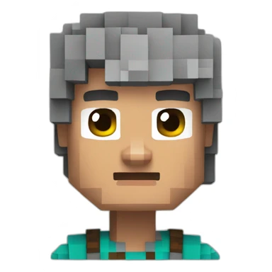 steve in minecraft sticker