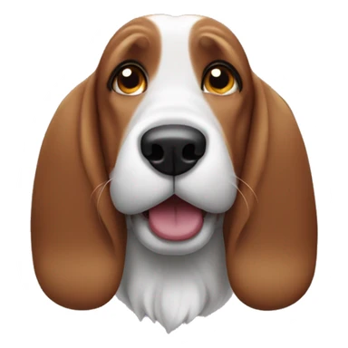 Bassett Hound dog sticker