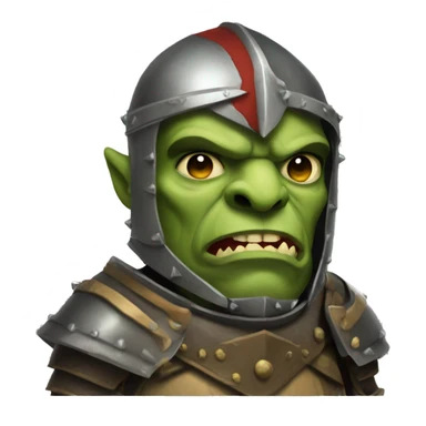 Knight orc armored  sticker