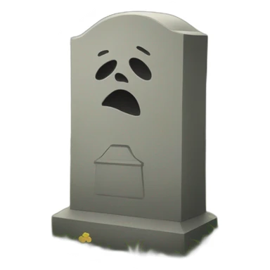 lost something in a cemetery sticker