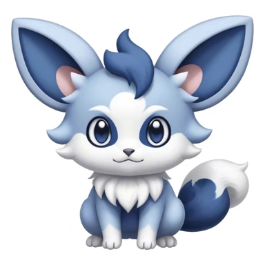 Minccino-Espurr-Meowstic-creature-hybrid sticker