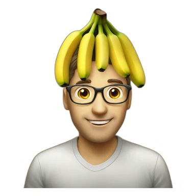 High IQ Bananas sticker